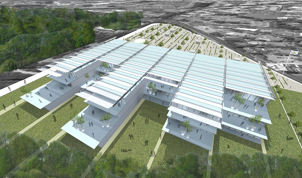 Competition project submitted for the construction of the new National Archeological Museum, Nicosia (CY)